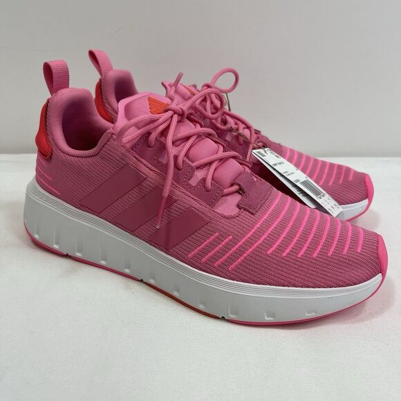 Adidas Swift Run Trainers Women's 9.5 Pink White Athleisure Running Shoe IG0563 - Picture 1 of 9